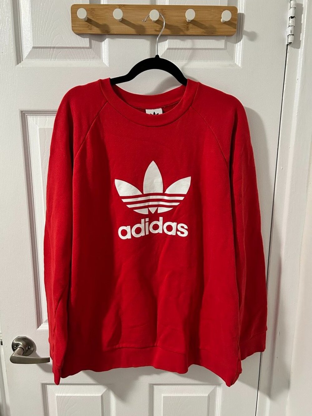 Adidas Red Sweatshirt - Size XL